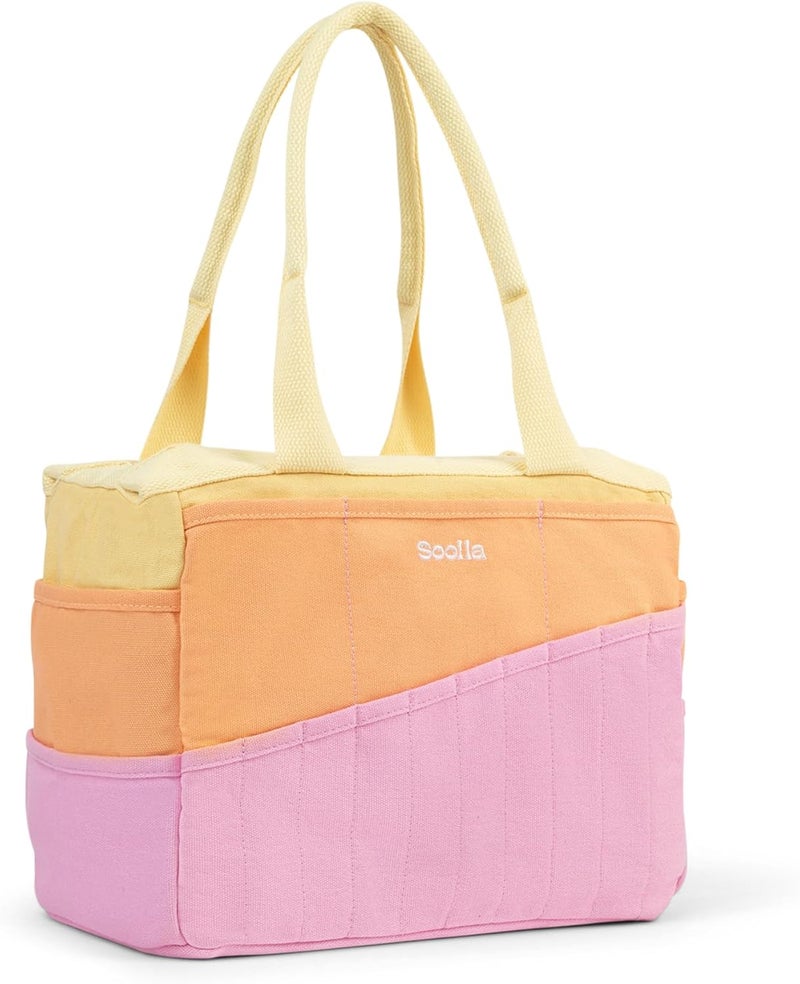 Soolla Studio Bag: Art Supply Storage Organizer & Pottery Tool Bag, Washable Tote, Yarn Bag, Crochet, 30 Pockets, 15+ Colors (Becca Sands) - Image 2